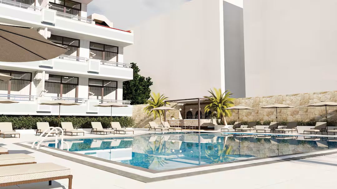 Kaptan Apart Hotel Pool & Garden